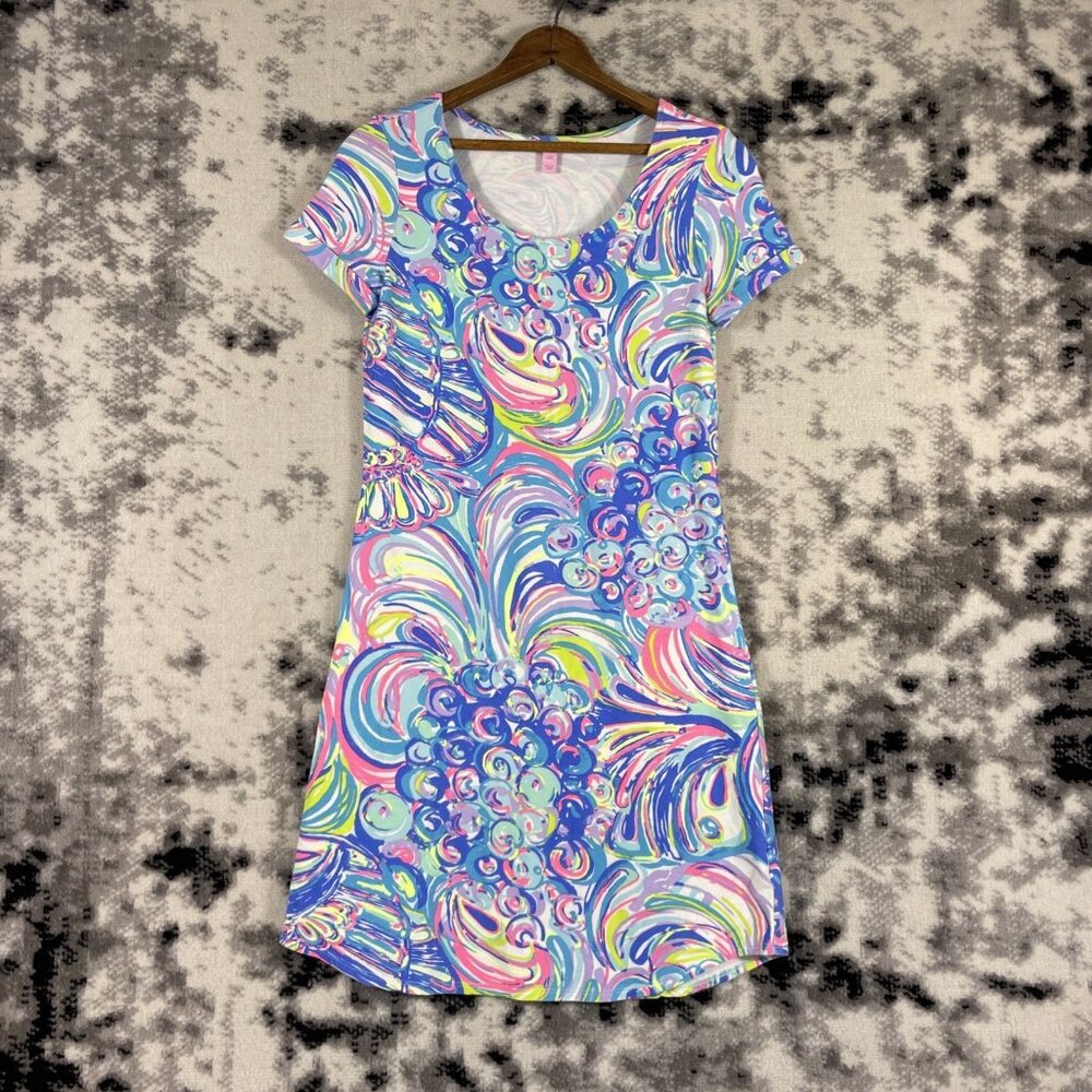 Lilly Pulitzer Tammy Dress Womens Size XXS Floral Beach Summer Colorful